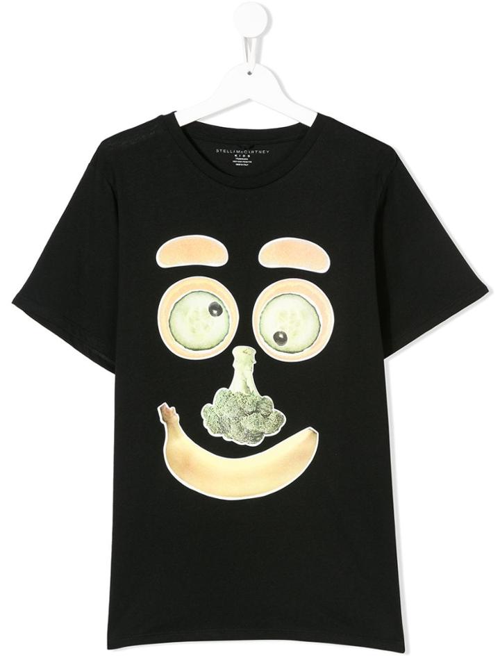 Stella Mccartney Kids Teen Veg Gang T-shirt - Black