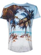 Orlebar Brown Beach Print T-shirt, Men's, Size: Xl, Blue, Cotton