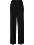 Jil Sander - Knitted Straight Trousers - Women - Virgin Wool - 34, Blue, Virgin Wool