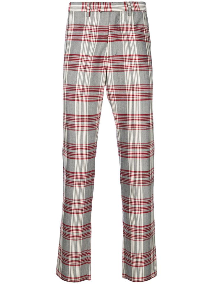 Delada Tailored Check Trousers