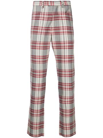 Delada Tailored Check Trousers
