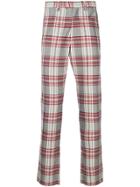 Delada Tailored Check Trousers