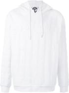 Telfar Pattern Hoodie, Men's, Size: L, White, Cotton/polyester