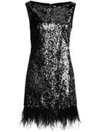 Milly Embellished Sleeveless Dress - Silver