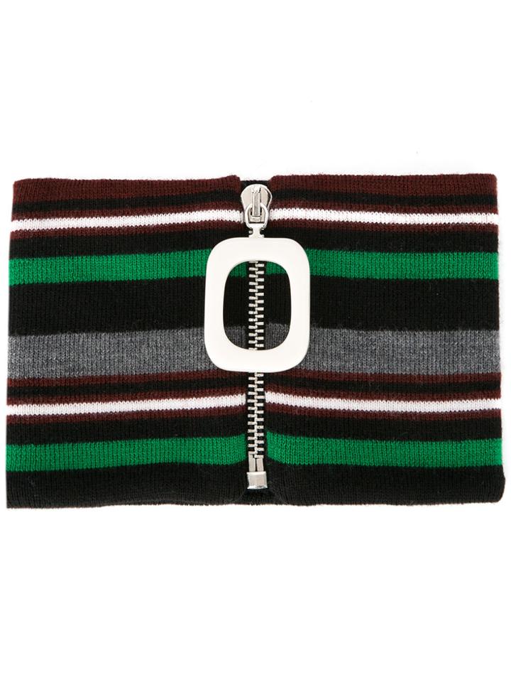 Jw Anderson Striped Choker Scarf - Multicolour