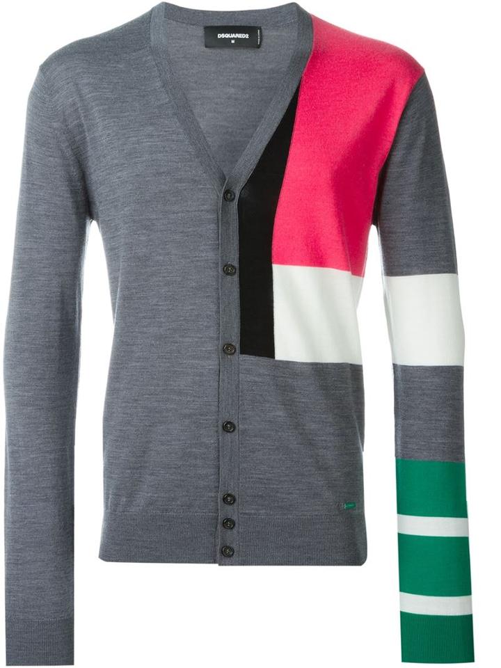 Dsquared2 Colour Block Cardigan