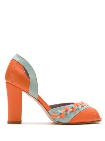 Sarah Chofakian Scarpin Kachin - Orange