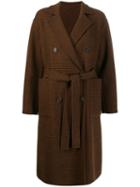 Mackintosh Fortrose Brown Check Wool Reversible Trench Coat