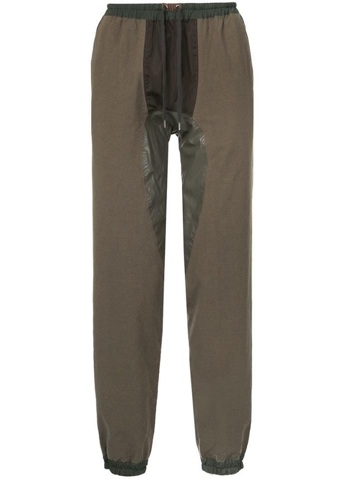 Kolor Drawstring Track Trousers - Green