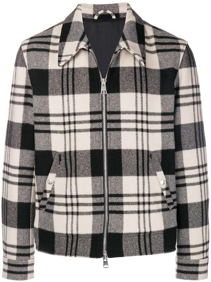 Ami Alexandre Mattiussi Snap Buttoned Zipped Jacket - Black