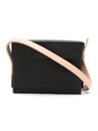 Gloria Coelho Plastic Bag With Leather Straps - Black