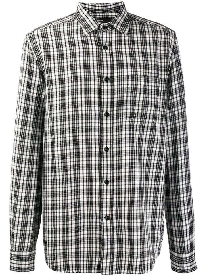 Diesel S-tropp Checked Shirt - White