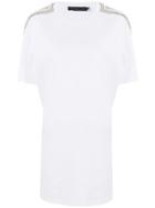 Amen Embellished Sleeve T-shirt - White