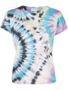 Mother Swirling Secrets Print T-shirt - Blue