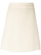 Gucci - A-line Tweed Skirt - Women - Silk/cotton/polyamide/acetate - 42, White, Silk/cotton/polyamide/acetate