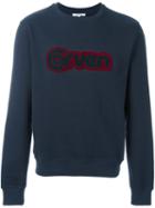 Carven Logo Sweatshirt, Men's, Size: Xl, Blue, Cotton