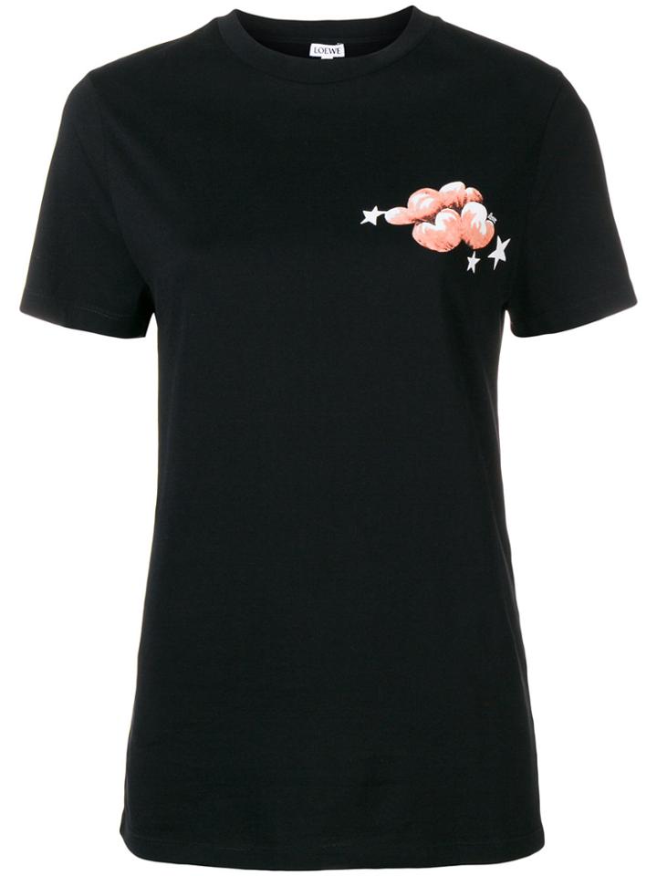 Loewe Clouds And Stars T-shirt - Black