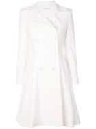 Alice+olivia Leila Flared Coat - White