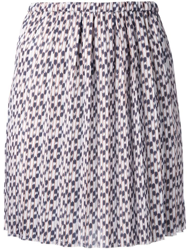 Isabel Marant Étoile Jacquard Print Skirt, Women's, Size: Medium, White, Polyester