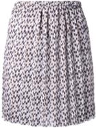 Isabel Marant Étoile Jacquard Print Skirt, Women's, Size: Medium, White, Polyester