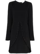 See By Chloé Studded Slit-detail Dress - Black