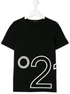 No21 Kids Logo Print T-shirt, Boy's, Size: 14 Yrs, Black
