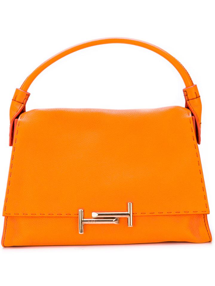 Tod's Double T Tote - Yellow & Orange