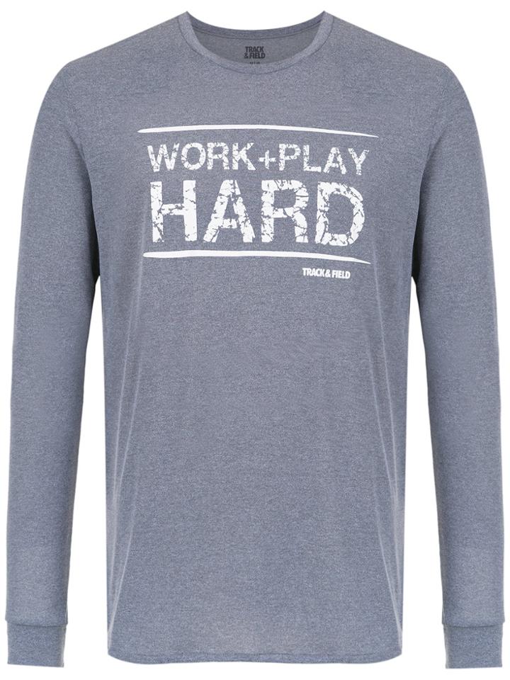 Track & Field Hard Long Sleeved T-shirt - Grey