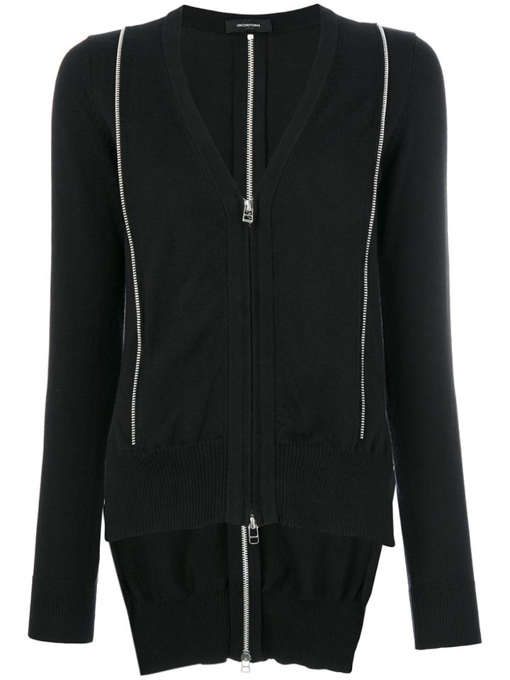Unconditional Inserted Zip Cardigan - Unavailable