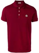 Moncler Classic Polo Shirt, Men's, Size: Large, Red, Cotton