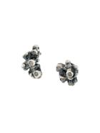 Chin Teo Coral Stud Earrings - Metallic