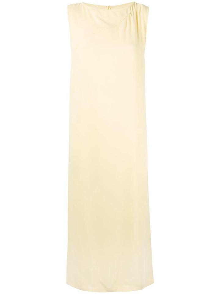 Mm6 Maison Margiela Zip Detail Midi Dress - Yellow