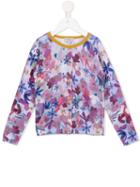Paul Smith Junior Floral Print Cardigan, Girl's, Size: 8 Yrs, Pink/purple