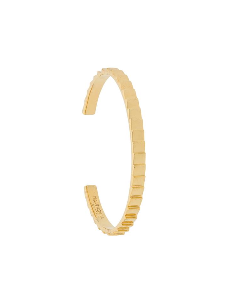 Northskull Upside Down Cuff Bracelet - Metallic