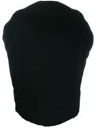 Mm6 Maison Margiela Round Shaped Blouse - Black