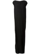 Rick Owens Dagger Gown, Women's, Size: 44, Black, Acetate/viscose