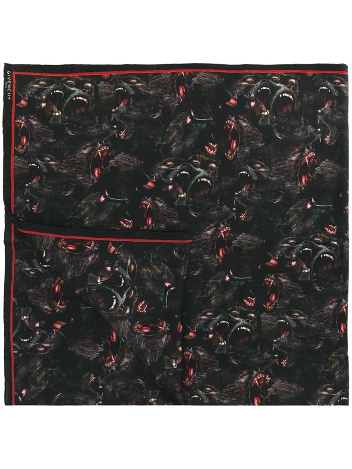 Givenchy Baboon Print Scarf, Adult Unisex, Silk/virgin Wool