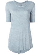 Raquel Allegra Tie Dye Print T-shirt, Women's, Size: 1, Blue, Silk/rayon