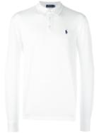 Polo Ralph Lauren Longsleeved Polo Shirt, Men's, Size: Large, White, Cotton