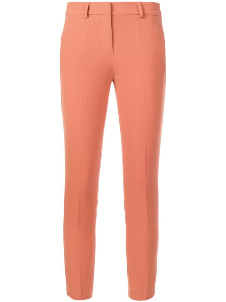 Blanca Cropped Skinny Trousers - Nude & Neutrals