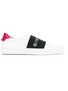 Givenchy Urban Street Logo Strap Sneakers - White