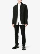 The Viridi-anne Double Shawl Collar, Men's, Size: 3, Black, Linen/flax