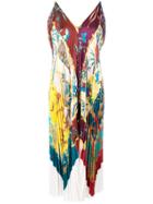 Salvatore Ferragamo Sumatra Pleated Dress - Yellow