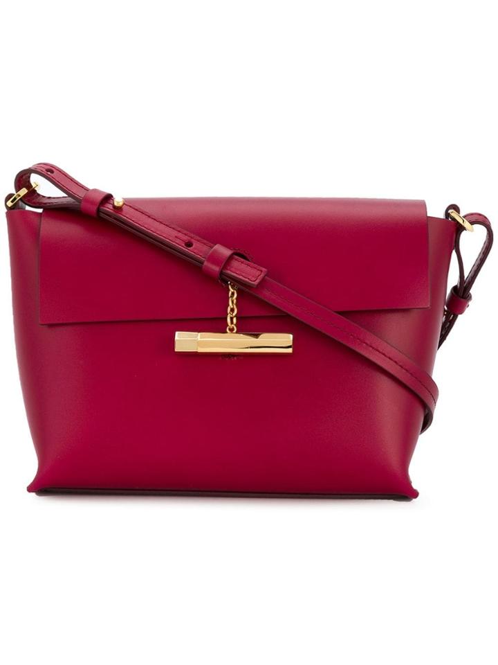 Sophie Hulme Mini Cross Body Bag - Pink & Purple