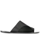 Atp Atelier Rosa Vacchetta Cut-out Sandals - Black