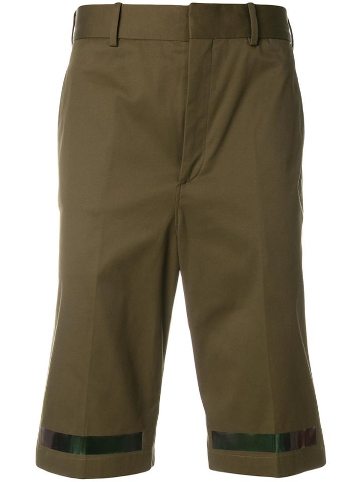 Neil Barrett Contrast Trim Tailored Short - Brown