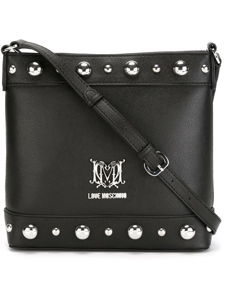 Love Moschino Studded Shoulder Bag
