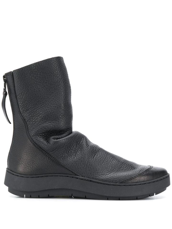 Trippen Shovel Boots - Black