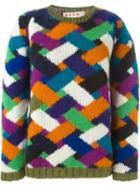 Marni Chevron Pattern Sweater