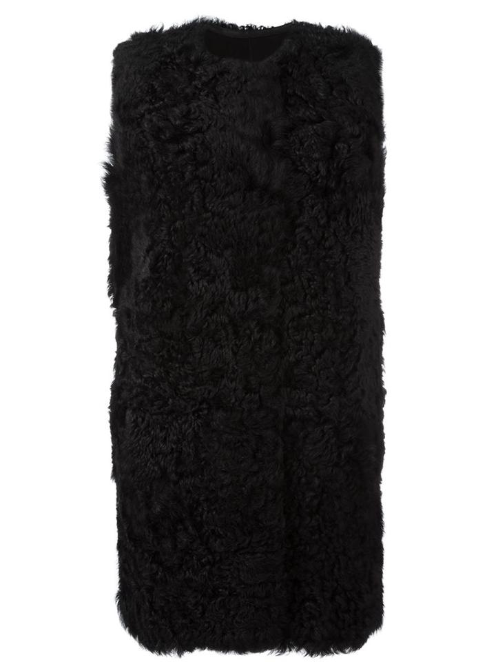 Yves Salomon Long Fuzzy Gilet